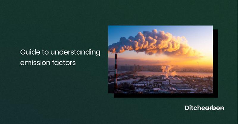 What is an emission factor?