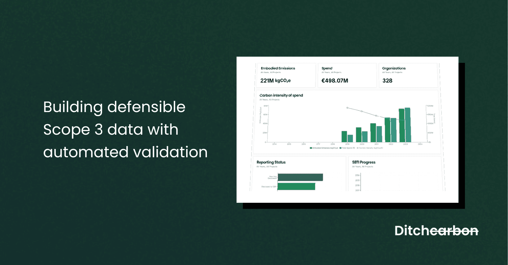 Defensible scope 3 data with automated validation