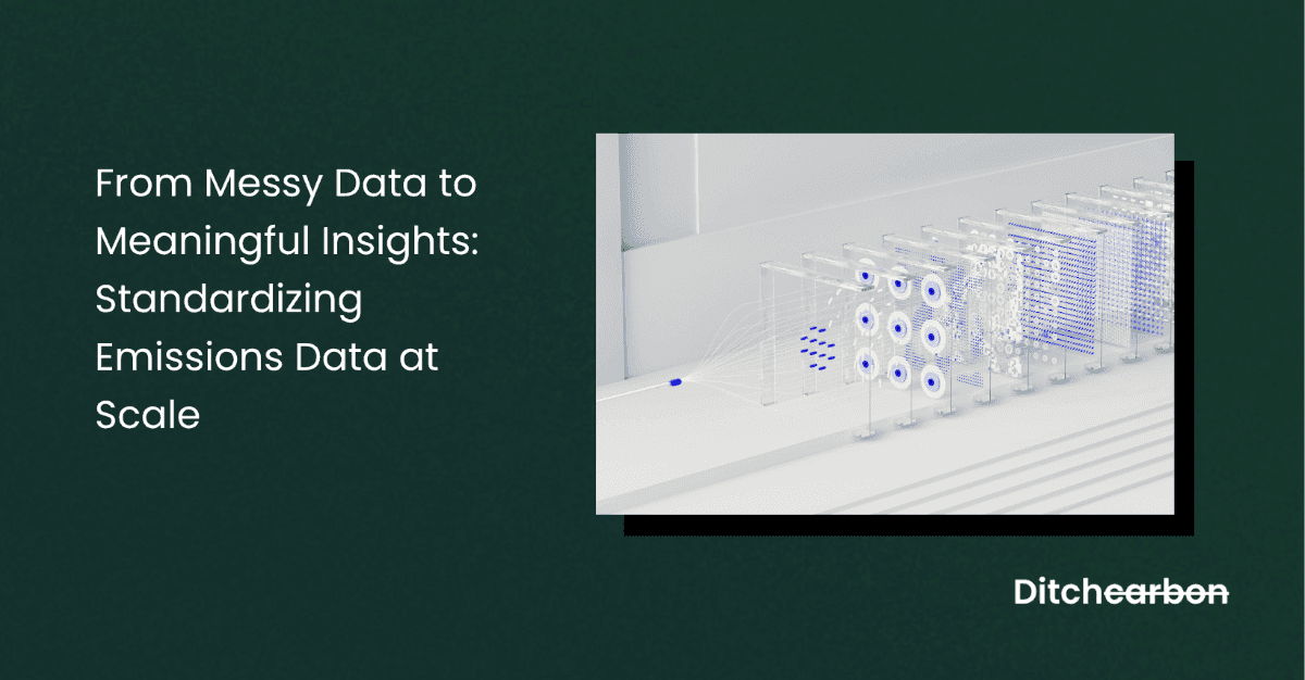 Standardized emissions data enabling clear insights and comparisons