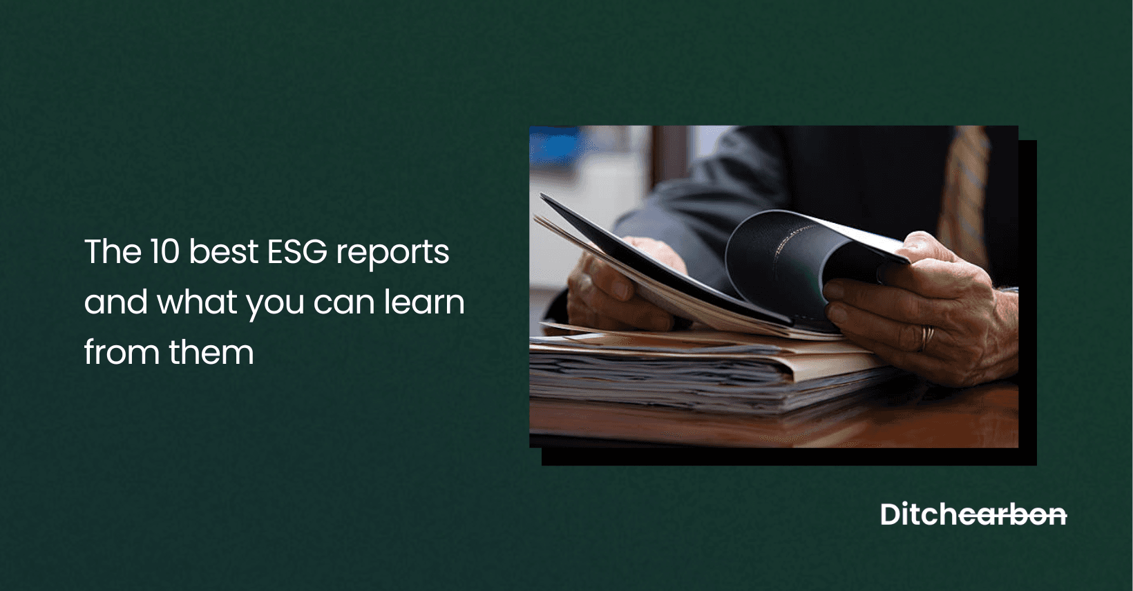 The 10 best ESG reports and what you can learn from them