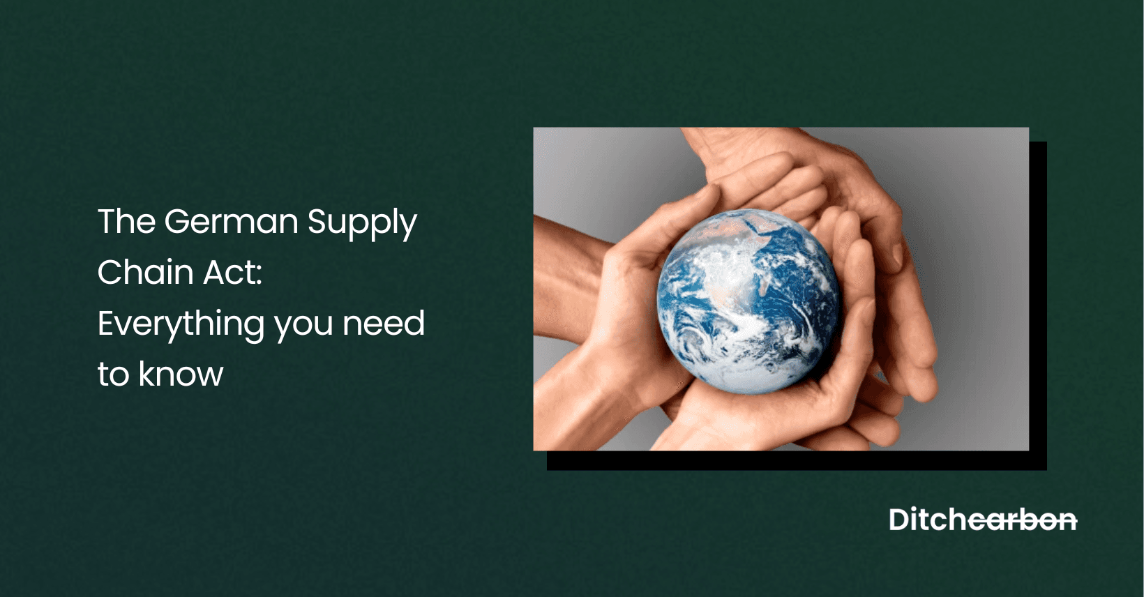 The German Supply Chain Act: Everything you need to know