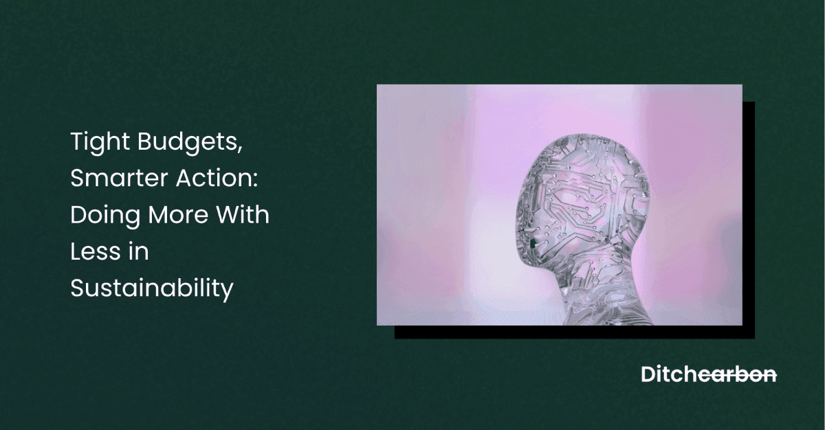 Lean sustainability team achieving impact through efficient processes