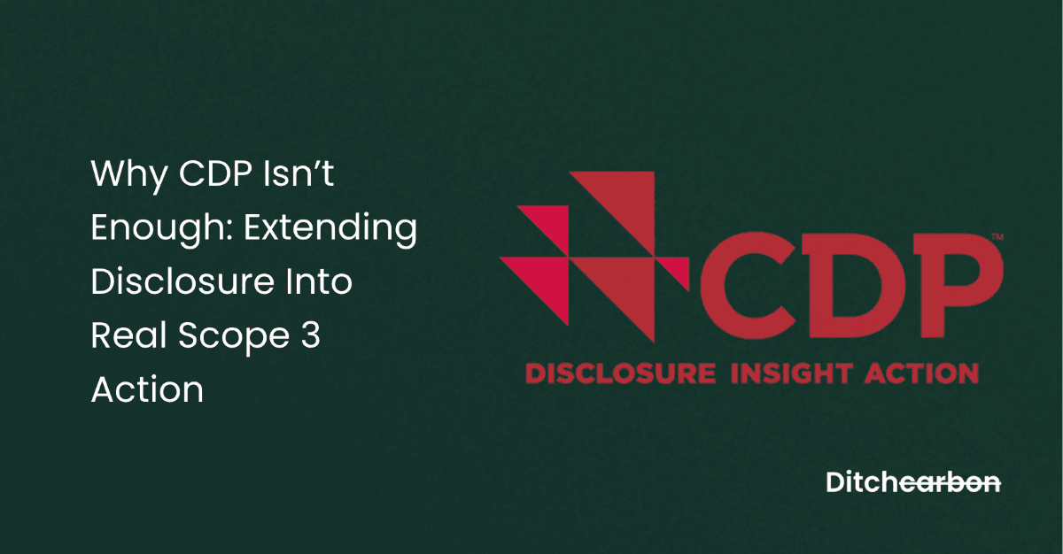 CDP title graphic with DitchCarbon logo