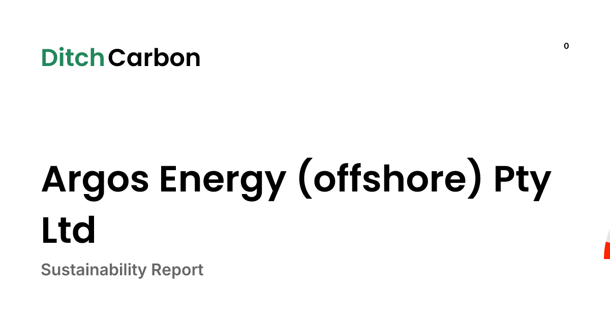Argos Energy (offshore) Pty Ltd Emissions Breakdown & Climate Score ...