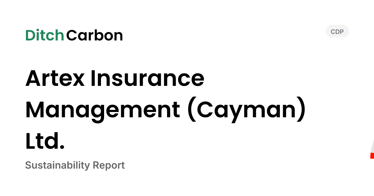 Artex Insurance Management (Cayman) Ltd. Emissions Breakdown & Climate ...