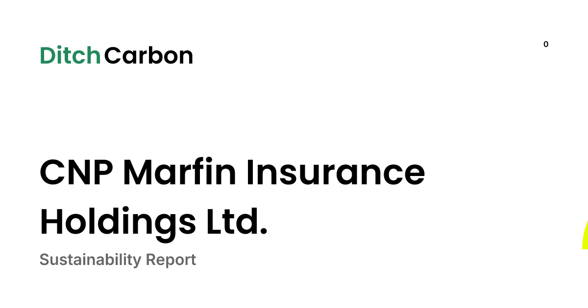 CNP Marfin Insurance Holdings Ltd. Emissions Breakdown & Climate Score ...