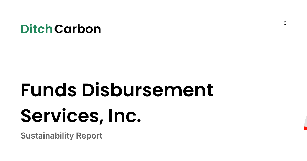 Funds Disbursement Services, Inc. Emissions Breakdown & Climate Score ...
