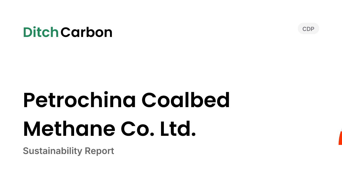 Petrochina Coalbed Methane Co. Ltd. Emissions Breakdown & Climate Score ...