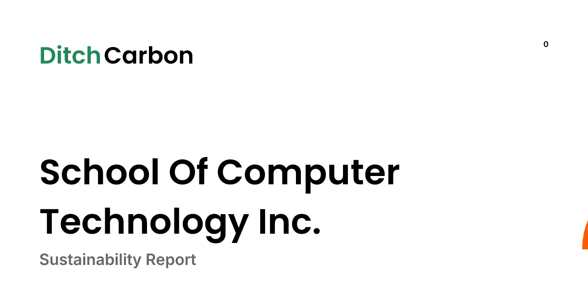 School Of Computer Technology Inc. Emissions Breakdown & Climate Score ...