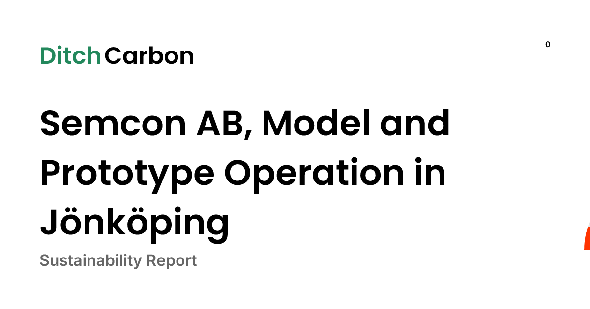Semcon AB, Model and Prototype Operation in Jönköping Emissions ...